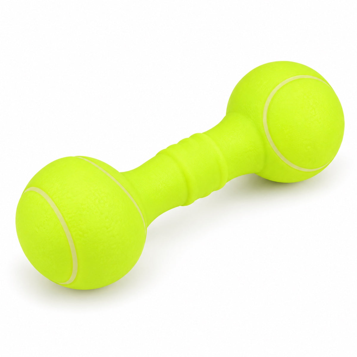 Squeaky Dog Toy, PVC Chew And Fetch Toy In Assorted Shapes, 31 Styles, By GAVPEPY image 2 - bianti-green-squeaky-tennis-dumbbell.jpg