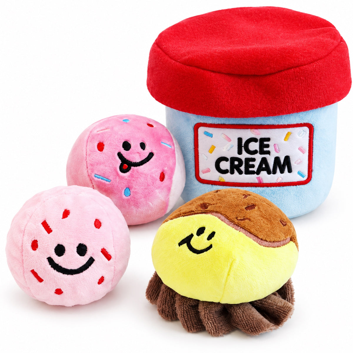Plush Hide-and-Seek Snuffle Dog Toy, 41 Styles, By GAVPEPY image 36 - bianti-ice-cream-bucket-6046674424023.jpg