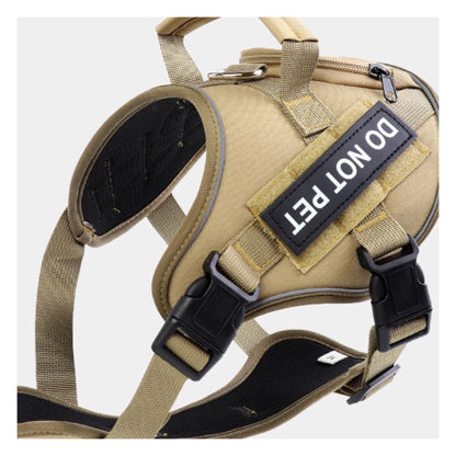 Reflective Saddle-Style Dog Harness, 5 Colors and 5 Sizes, By GAVPEPY image 10 - bianti-khaki.jpg