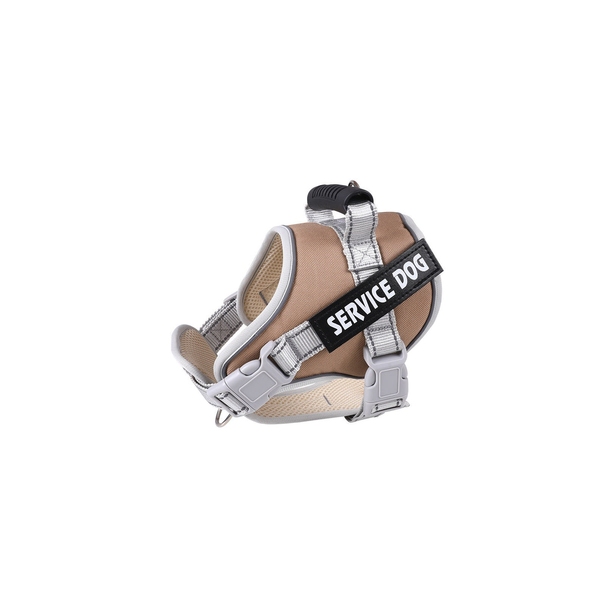Reflective Tactical Dog Harness, 10 Colors and 6 Sizes, By GAVPEPY image 15 - bianti-khaki.jpg