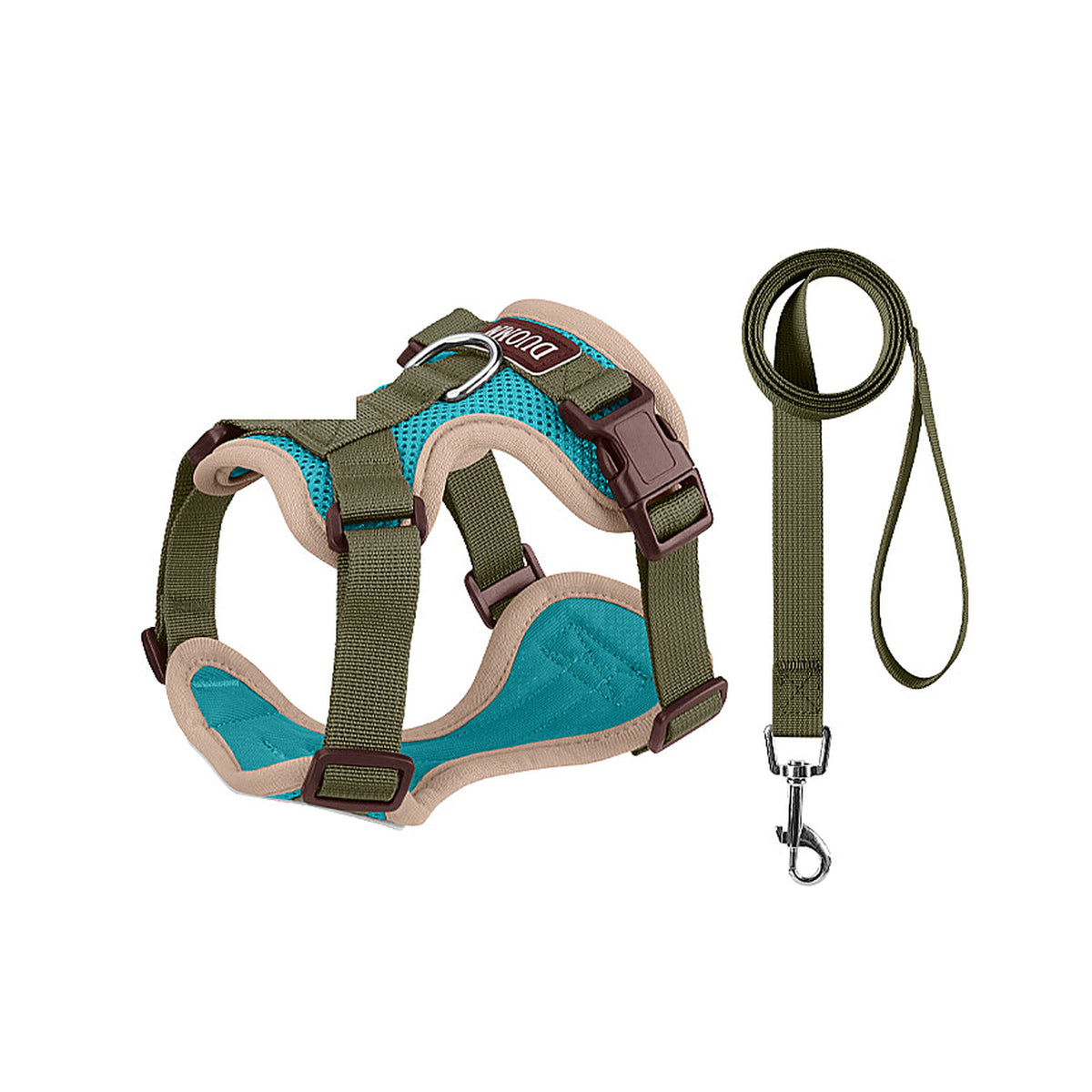 Breathable Mesh Dog Harness and Leash Set, 6 Colors and 4 Sizes, By GAVPEPY image 9 - bianti-lake-blue.jpg