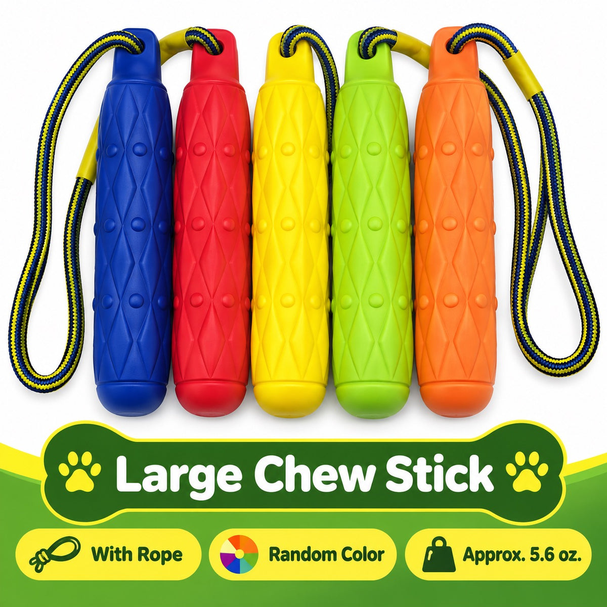 EVA Interactive Dog Toy, 2 Styles, By GAVPEPY image 9 - bianti-large-chew-stick-with-rope-random-color.jpg