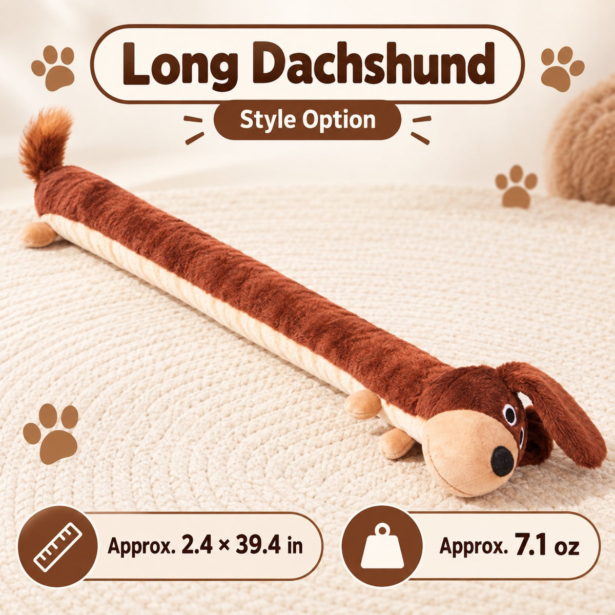 Latex Latex Squeaky Dog Toy, 4 Styles, By GAVPEPY image 10 - bianti-long-dachshund-6x100cm-1pc.jpg