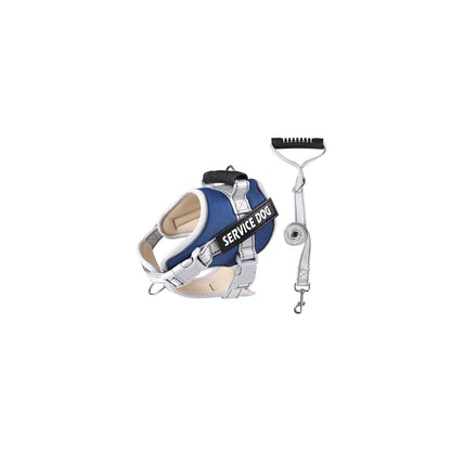 Reflective Service Dog Harness, 10 Colors and 6 Sizes, By GAVPEPY image 18 - bianti-navy-harness-leash-set.jpg