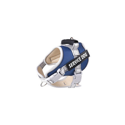 Reflective Tactical Dog Harness, 10 Colors and 6 Sizes, By GAVPEPY image 19 - bianti-navy.jpg