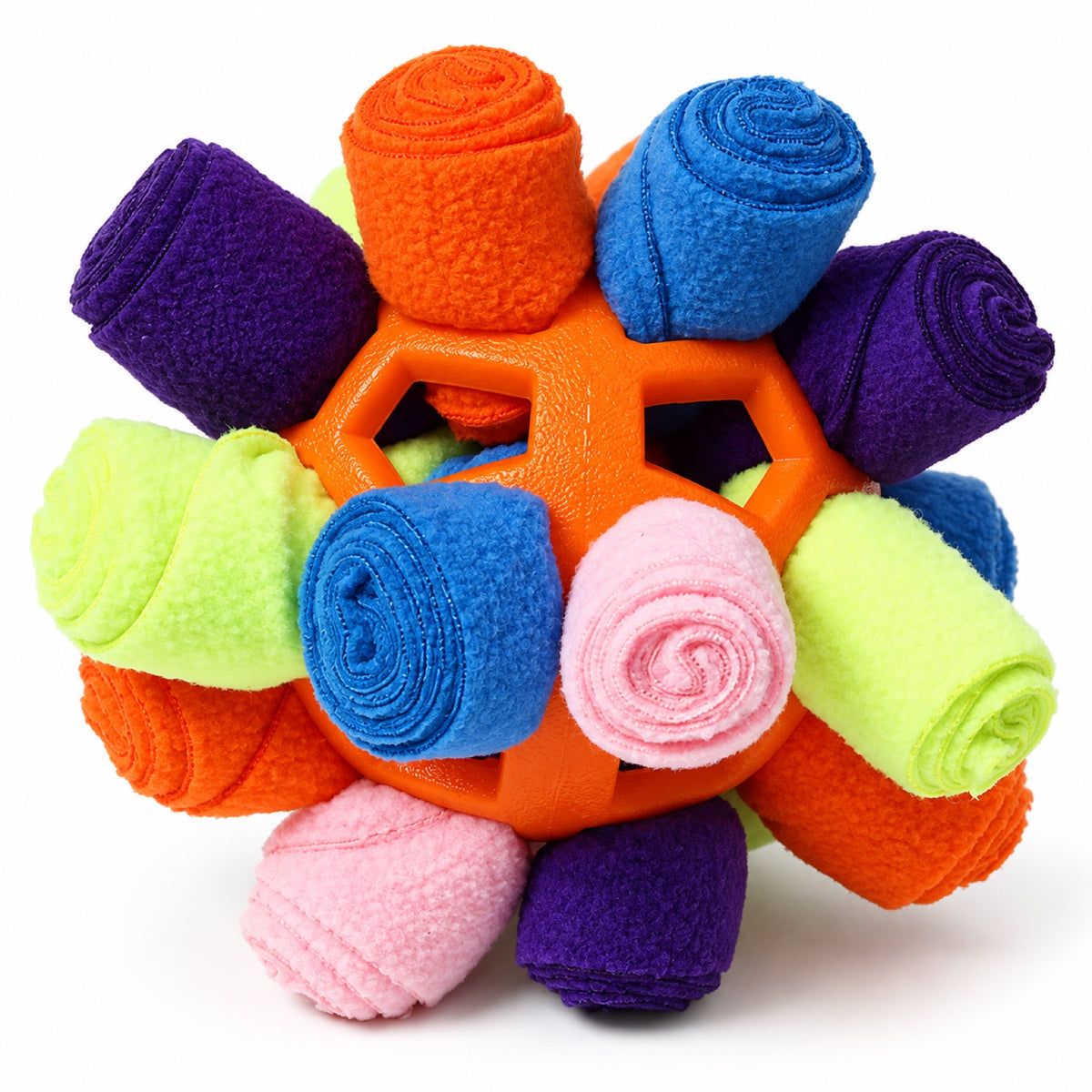 Cotton Rope Snuffle Ball Dog Toy, 4 Colors, By GAVPEPY image 9 - bianti-orange-5687553352782.jpg