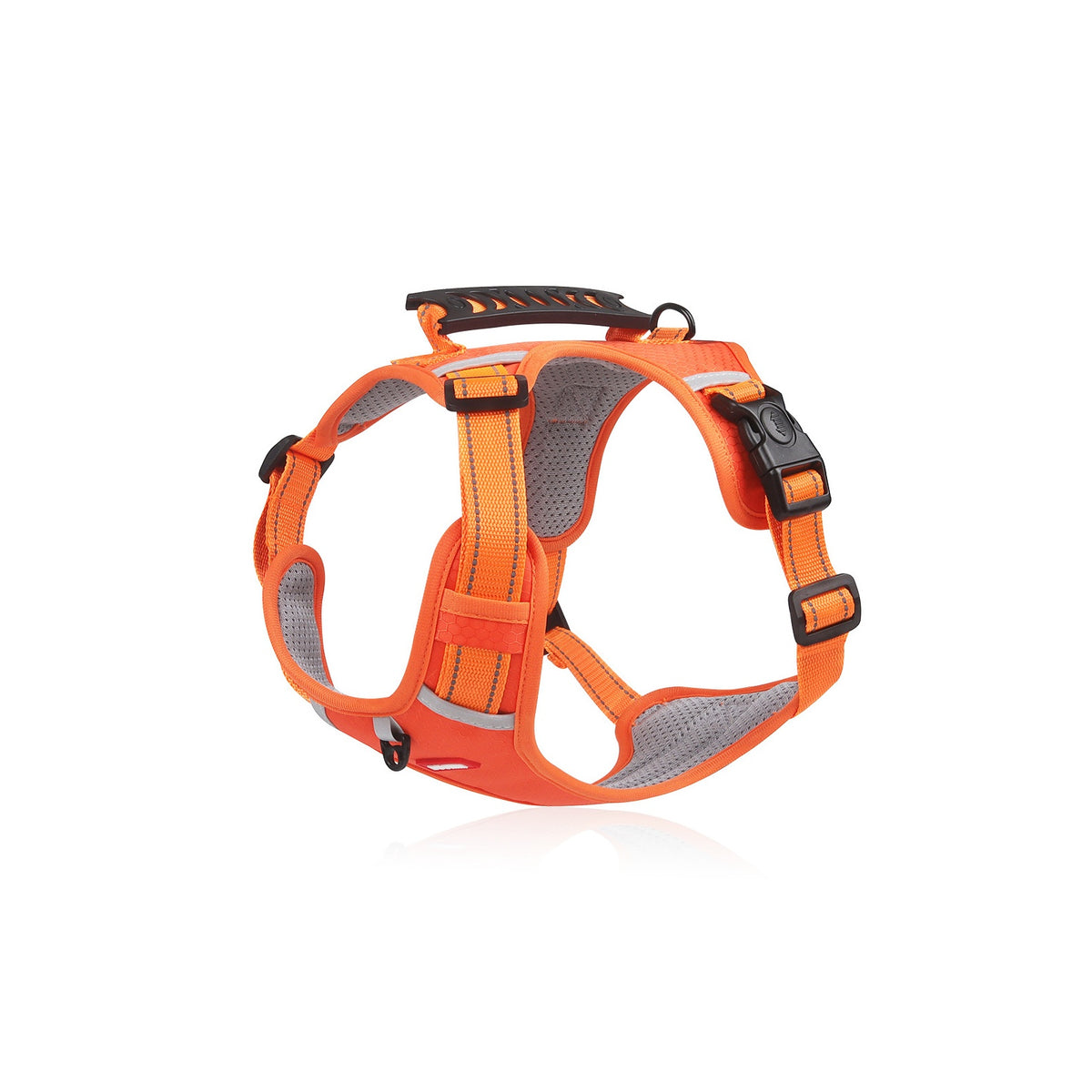 Reflective No-Pull Dog Harness Set Options, 4 Colors and 5 Sizes, By GAVPEPY image 15 - bianti-orange.jpg