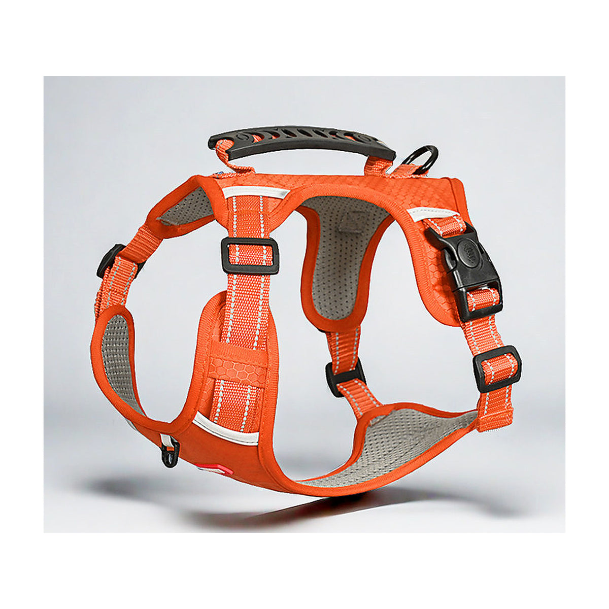 Adjustable Dog Harness Vest, 3 Colors and 5 Sizes, By GAVPEPY image 9 - bianti-orange.jpg