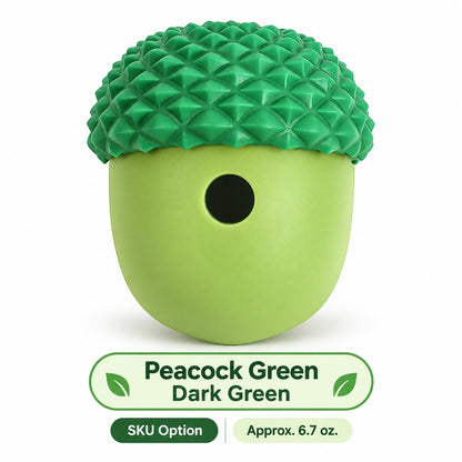 硅胶 Treat Dispensing Dog Toy, 5 Styles, By GAVPEPY image 12 - bianti-peacock-green-dark-green.jpg