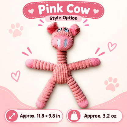 Plush Fabric Plush Squeaky Dog Toy, 3 Styles, By GAVPEPY image 10 - bianti-pink-30x25cm.jpg