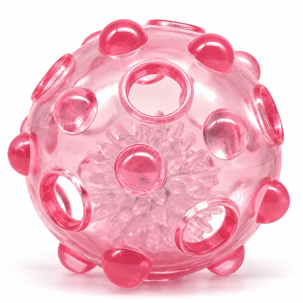 TPR Light-Up Squeaky Treat Ball Dog Toy, 6 Colors, By GAVPEPY image 12 - bianti-pink-5797735681508.jpg