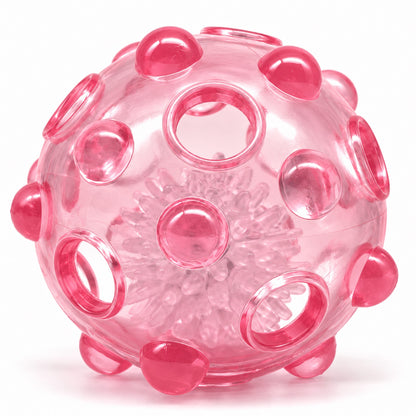 TPR Light-Up Squeaky Treat Ball Dog Toy, 6 Colors, By GAVPEPY image 12 - bianti-pink-5797735681508.jpg