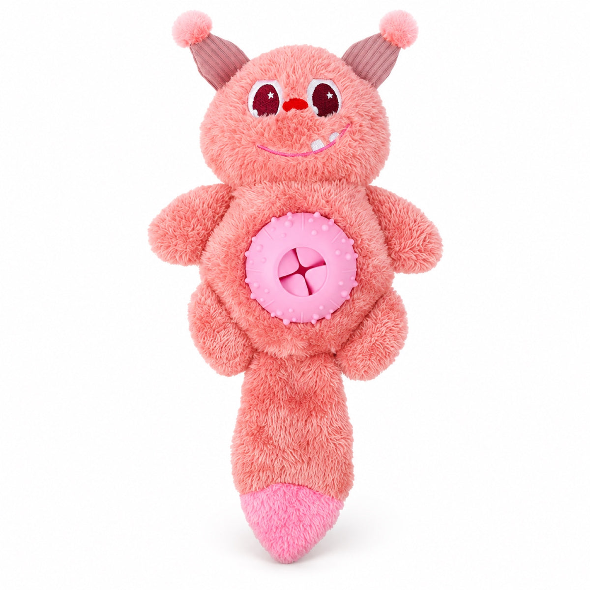 Plush Monster Treat-Dispensing Dog Toy, 3 Colors, By GAVPEPY image 9 - bianti-pink-monster-6047249937965.jpg