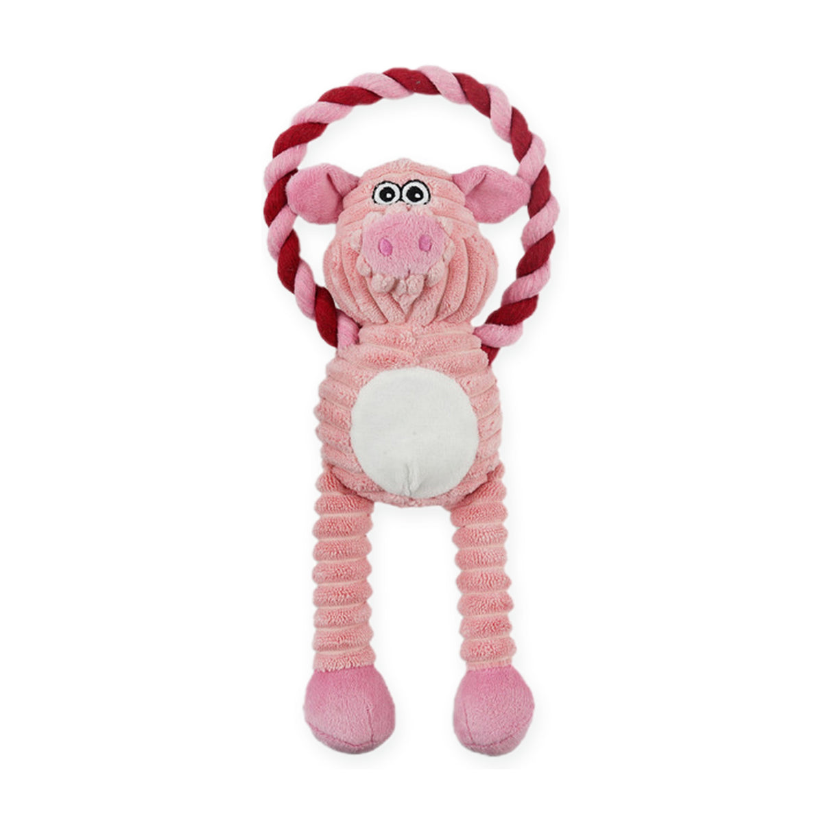 Plush Squeaky Animal Dog Toy, 34 Styles, By GAVPEPY image 18 - bianti-pink-pig-6101847267602.jpg