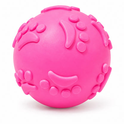 Squeaky Dog Toy, PVC Chew And Fetch Toy In Assorted Shapes, 31 Styles, By GAVPEPY image 5 - bianti-pink-squeaky-paw-ball.jpg