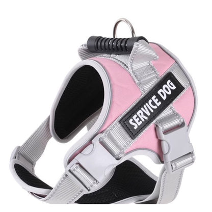 Reflective Saddle-Style Dog Harness, 5 Colors and 5 Sizes, By GAVPEPY image 11 - bianti-pink.jpg