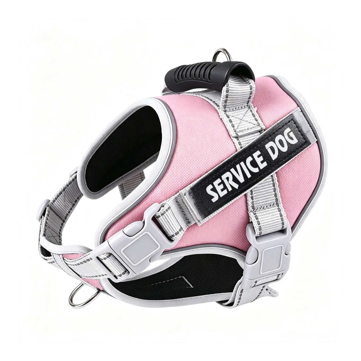 Reflective Dog Harness and Leash Set, 6 Colors and 6 Sizes, By GAVPEPY image 17 - bianti-pink.jpg