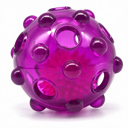 TPR Light-Up Squeaky Treat Ball Dog Toy, 6 Colors, By GAVPEPY image 13 - bianti-purple-5639537025768.jpg