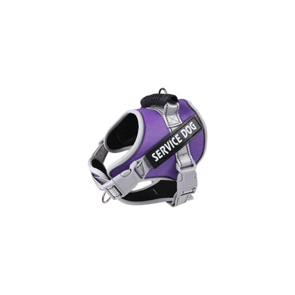 Reflective Tactical Dog Harness, 10 Colors and 6 Sizes, By GAVPEPY image 23 - bianti-purple.jpg