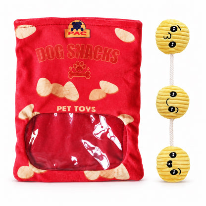 Plush Hide-and-Seek Snuffle Dog Toy, 41 Styles, By GAVPEPY image 22 - bianti-red-chip-snack-bag-6046674424020.jpg