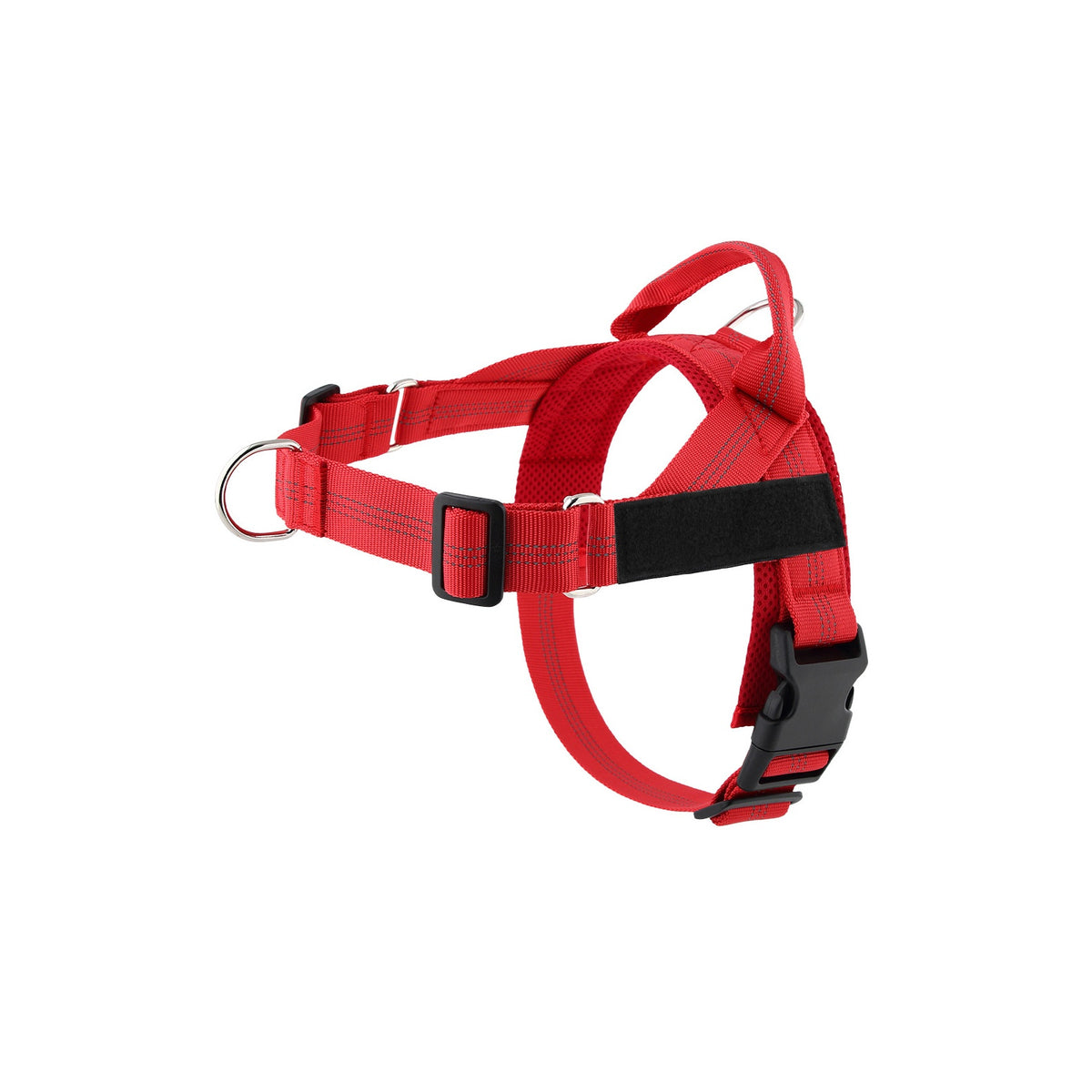 Lightweight Adjustable Nylon Dog Harness, 10 Colors and 5 Sizes, By GAVPEPY image 15 - bianti-red.jpg