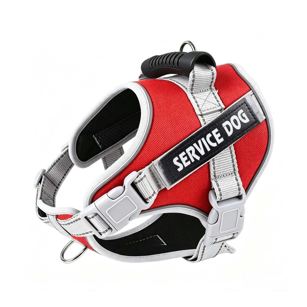 Reflective Dog Harness and Leash Set, 6 Colors and 6 Sizes, By GAVPEPY image 19 - bianti-red.jpg