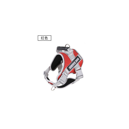 Reflective Service Dog Harness, 6 Styles and 6 Sizes, By GAVPEPY image 15 - bianti-red.jpg