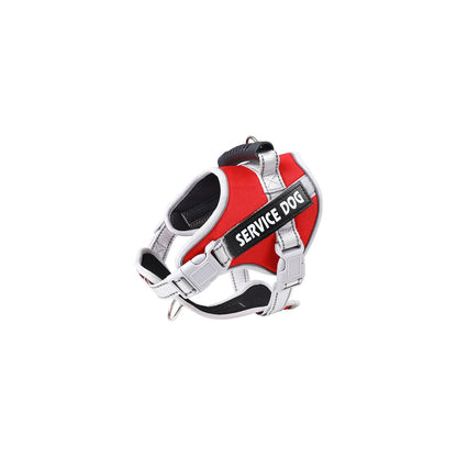 Reflective Service Dog Harness, 10 Colors and 6 Sizes, By GAVPEPY image 25 - bianti-red.jpg