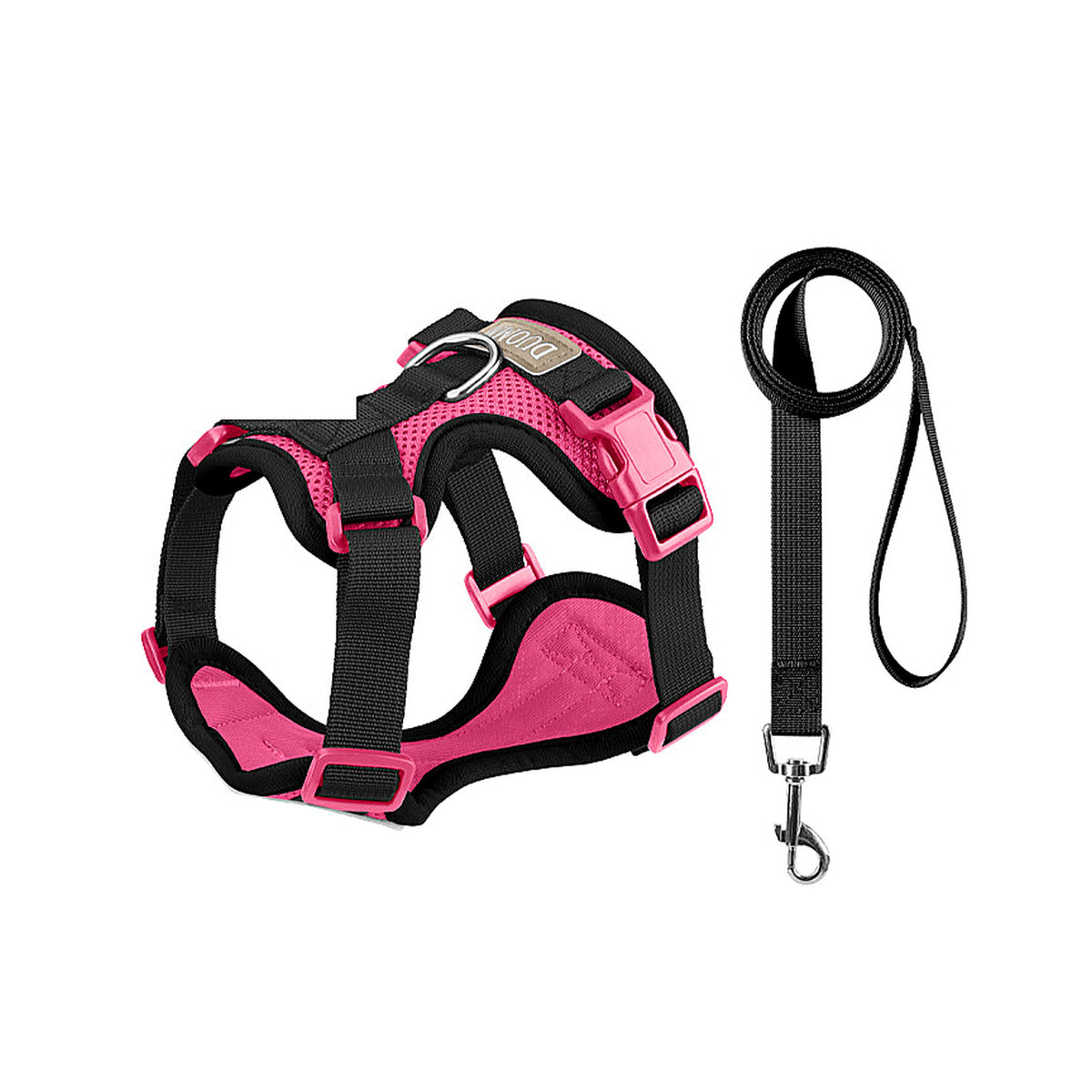 Breathable Mesh Dog Harness and Leash Set, 6 Colors and 4 Sizes, By GAVPEPY image 13 - bianti-rose-red.jpg