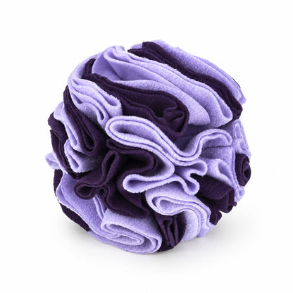 Dog Snuffle Ball, Fleece Treat Search And Toss Enrichment Toy, 3 Sizes And 20 Color Styles, By GAVPEPY image 10 - bianti-royal-purple-10cm.jpg