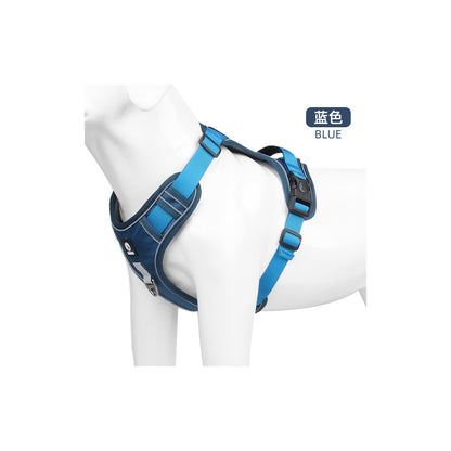 Padded No-Pull Dog Harness With Handle, 4 Colors and 4 Sizes, By GAVPEPY image 11 - bianti-sky-blue.jpg
