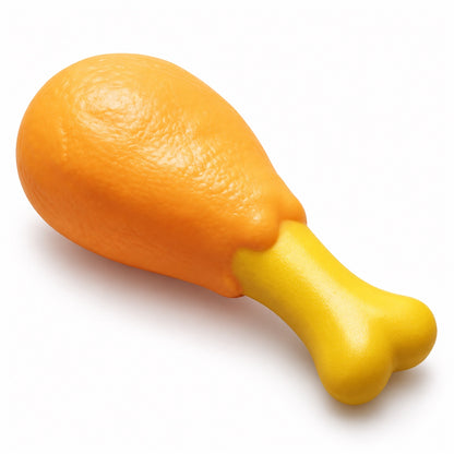 Squeaky Dog Toy, PVC Chew And Fetch Toy In Assorted Shapes, 31 Styles, By GAVPEPY image 4 - bianti-squeaky-drumstick.jpg