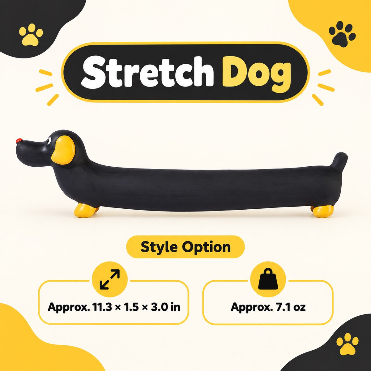 Latex Latex Squeaky Dog Toy, 4 Styles, By GAVPEPY image 11 - bianti-stretch-dog-1pc.jpg