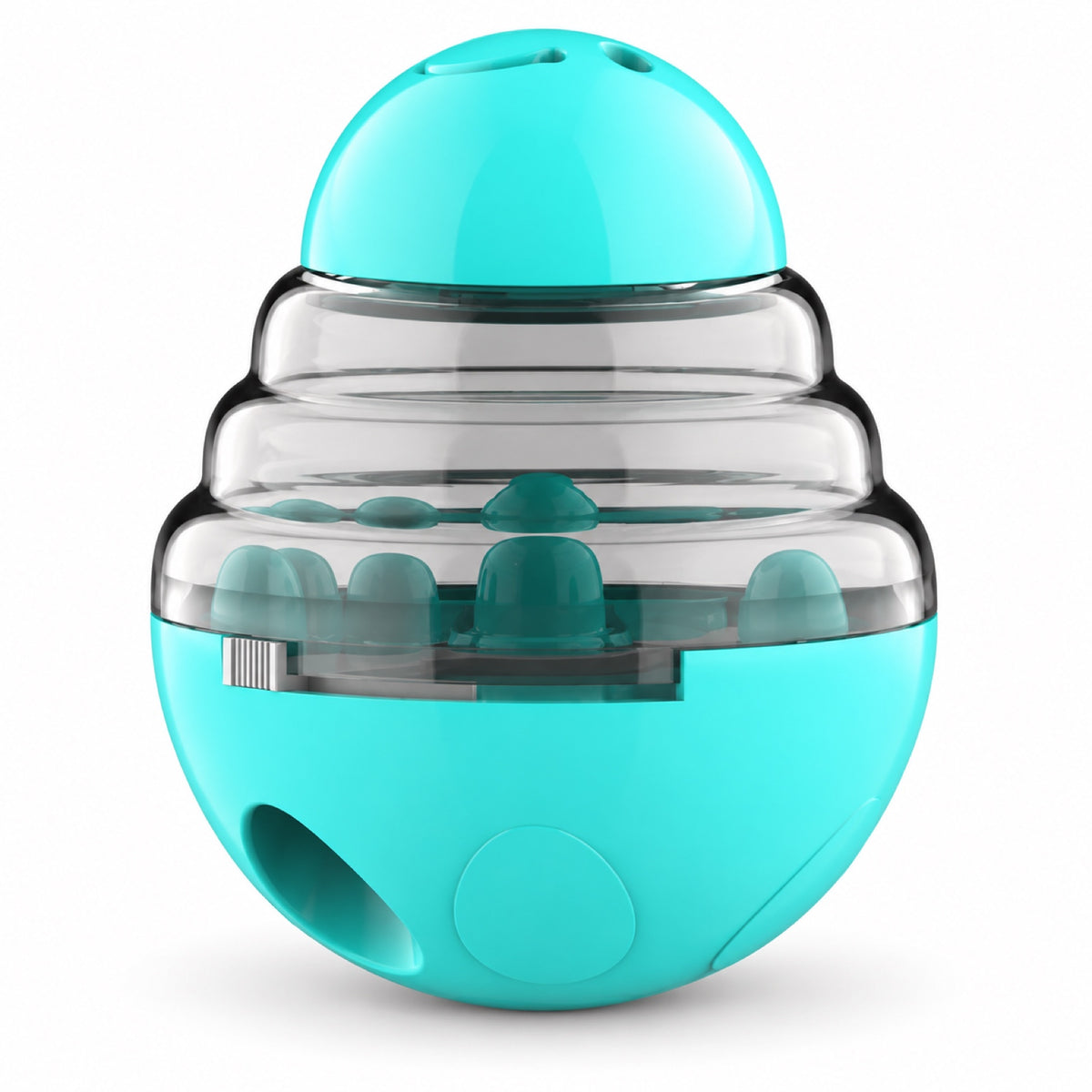 ABS Wobble Treat-Dispensing Dog Toy, 4 Colors, By GAVPEPY image 8 - bianti-teal-blue-6086275770251.jpg
