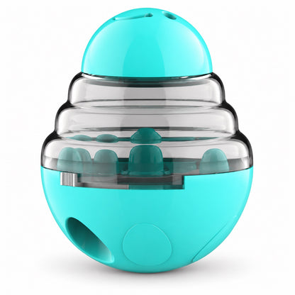 ABS Wobble Treat-Dispensing Dog Toy, 4 Colors, By GAVPEPY image 8 - bianti-teal-blue-6086275770251.jpg