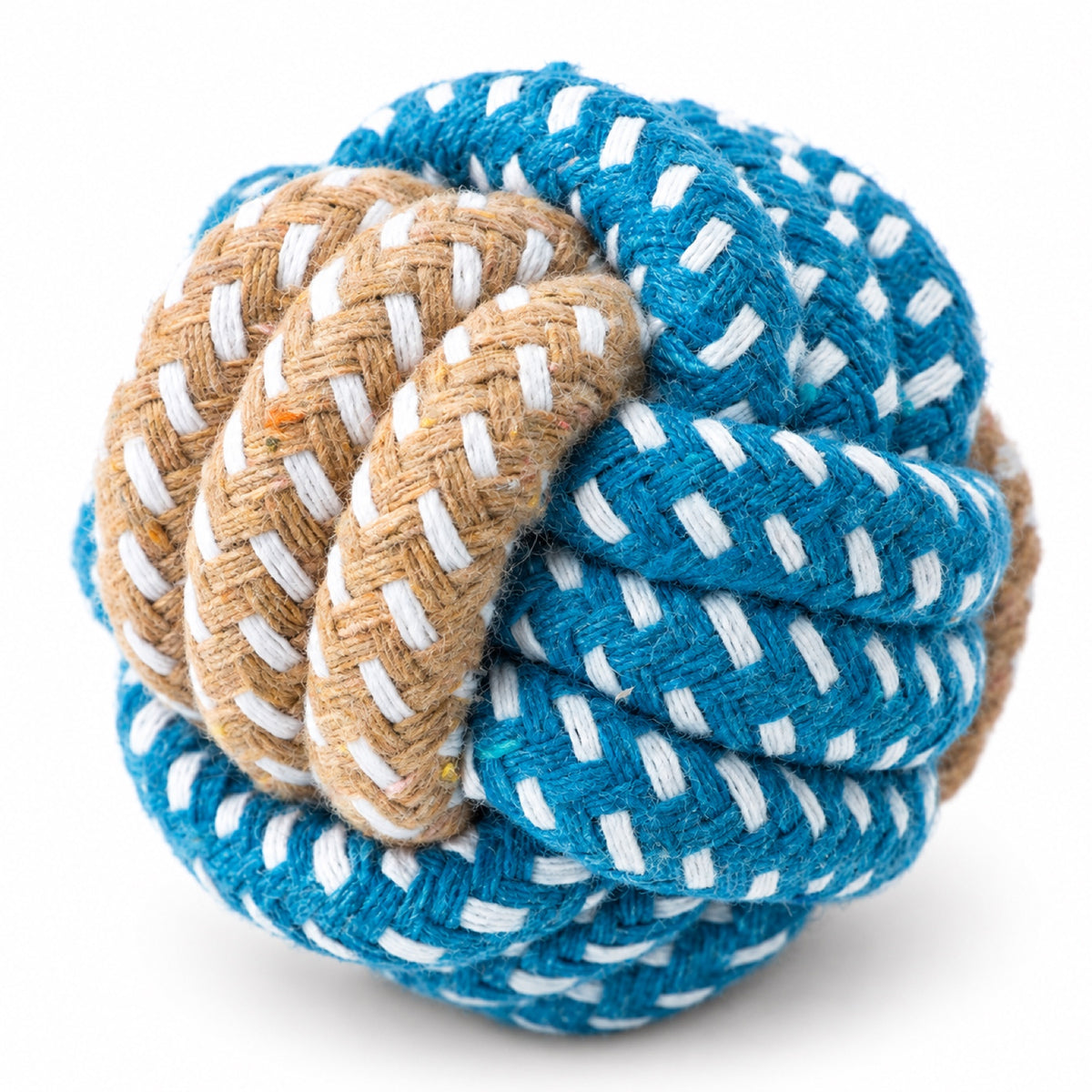 Interactive Dog Toy Collection, 54 Styles, By GAVPEPY image 15 - bianti-two-color-cotton-ball-blue-5794616468927.jpg