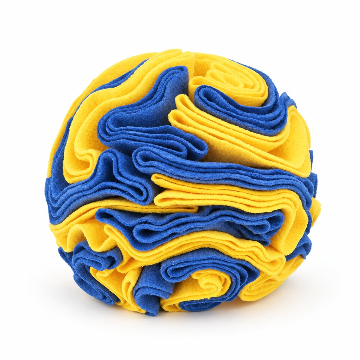 Dog Snuffle Ball, Fleece Treat Search And Toss Enrichment Toy, 3 Sizes And 20 Color Styles, By GAVPEPY image 2 - bianti-ukraine-20cm.jpg