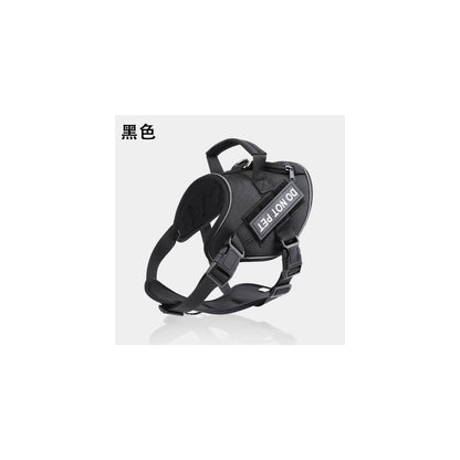 Reflective Service Dog Harness, 6 Styles and 6 Sizes, By GAVPEPY image 16 - bianti-upgraded-black.jpg