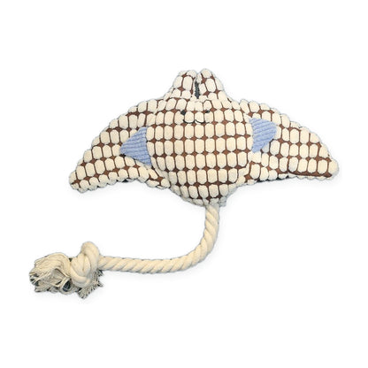 Plush Squeaky Animal Dog Toy, 34 Styles, By GAVPEPY image 40 - bianti-white-6056857418585.jpg