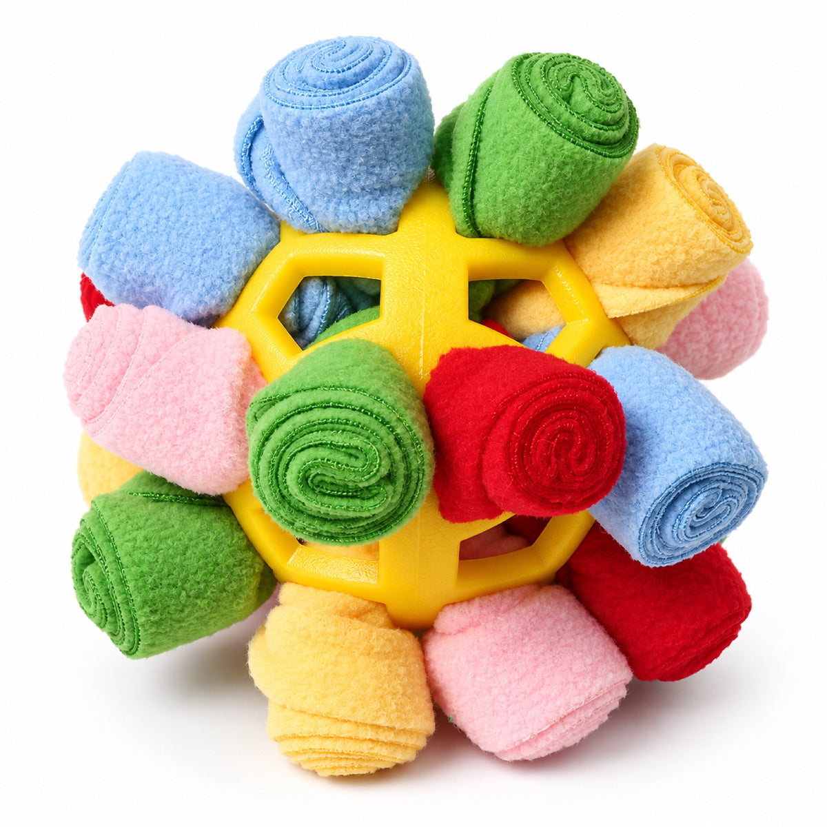 Cotton Rope Snuffle Ball Dog Toy, 4 Colors, By GAVPEPY image 11 - bianti-yellow-5687553352781.jpg