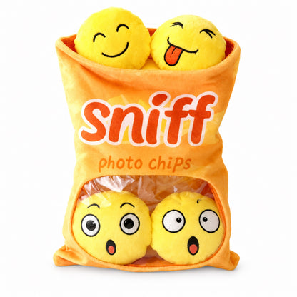 Plush Hide-and-Seek Snuffle Dog Toy, 41 Styles, By GAVPEPY image 25 - bianti-yellow-chip-bag-6046674424014.jpg