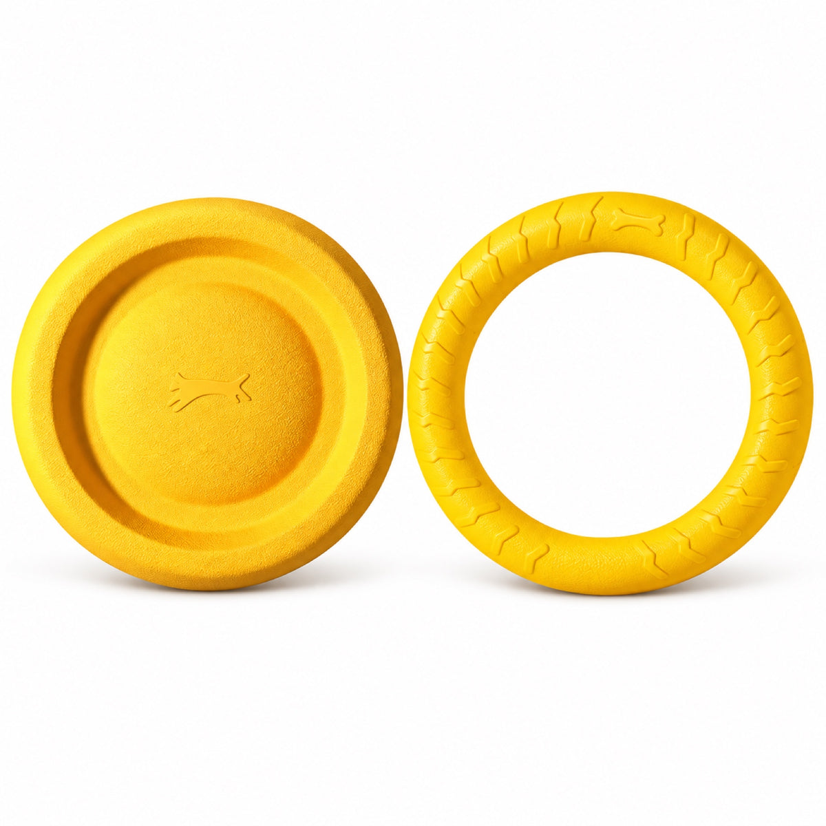 EVA Flying Disc and Pull Ring Dog Toy, 17 Styles, By GAVPEPY image 12 - bianti-yellow-frisbee-pull-ring-6004479580438.jpg