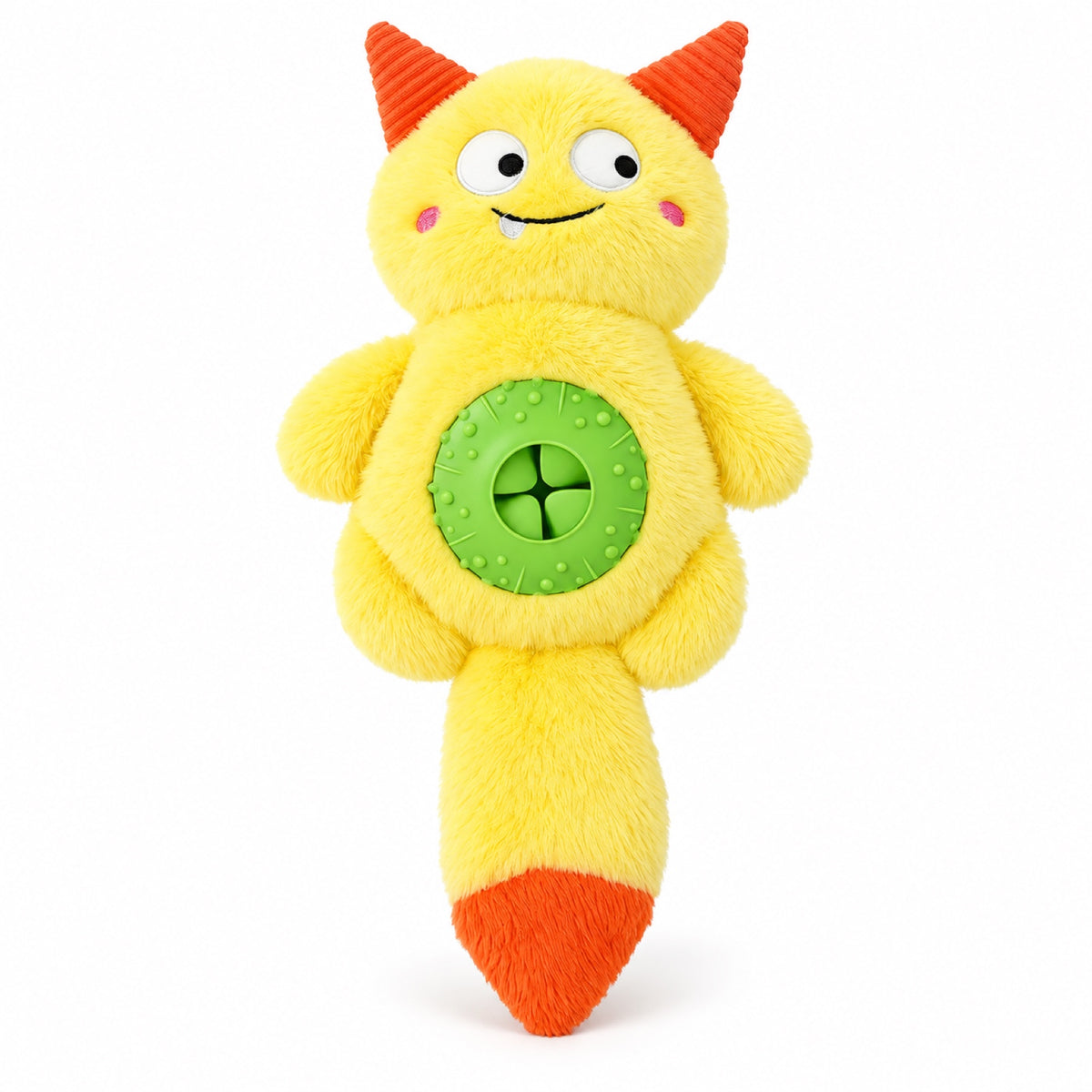 Plush Monster Treat-Dispensing Dog Toy, 3 Colors, By GAVPEPY image 10 - bianti-yellow-monster-6047249937966.jpg