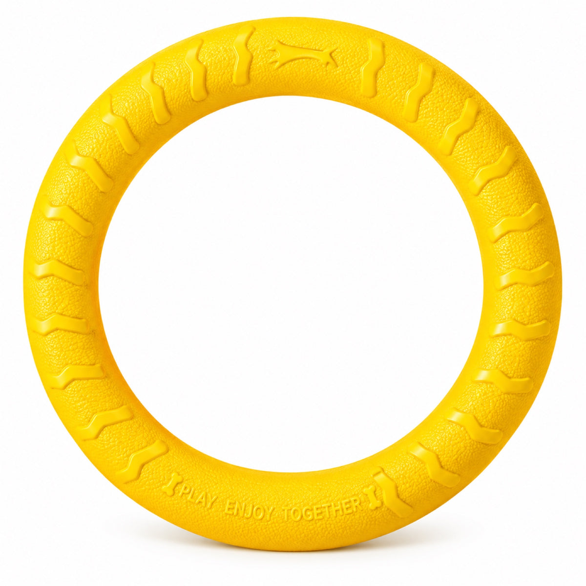 EVA Flying Disc and Pull Ring Dog Toy, 17 Styles, By GAVPEPY image 22 - bianti-yellow-pull-ring-6249167071925.jpg