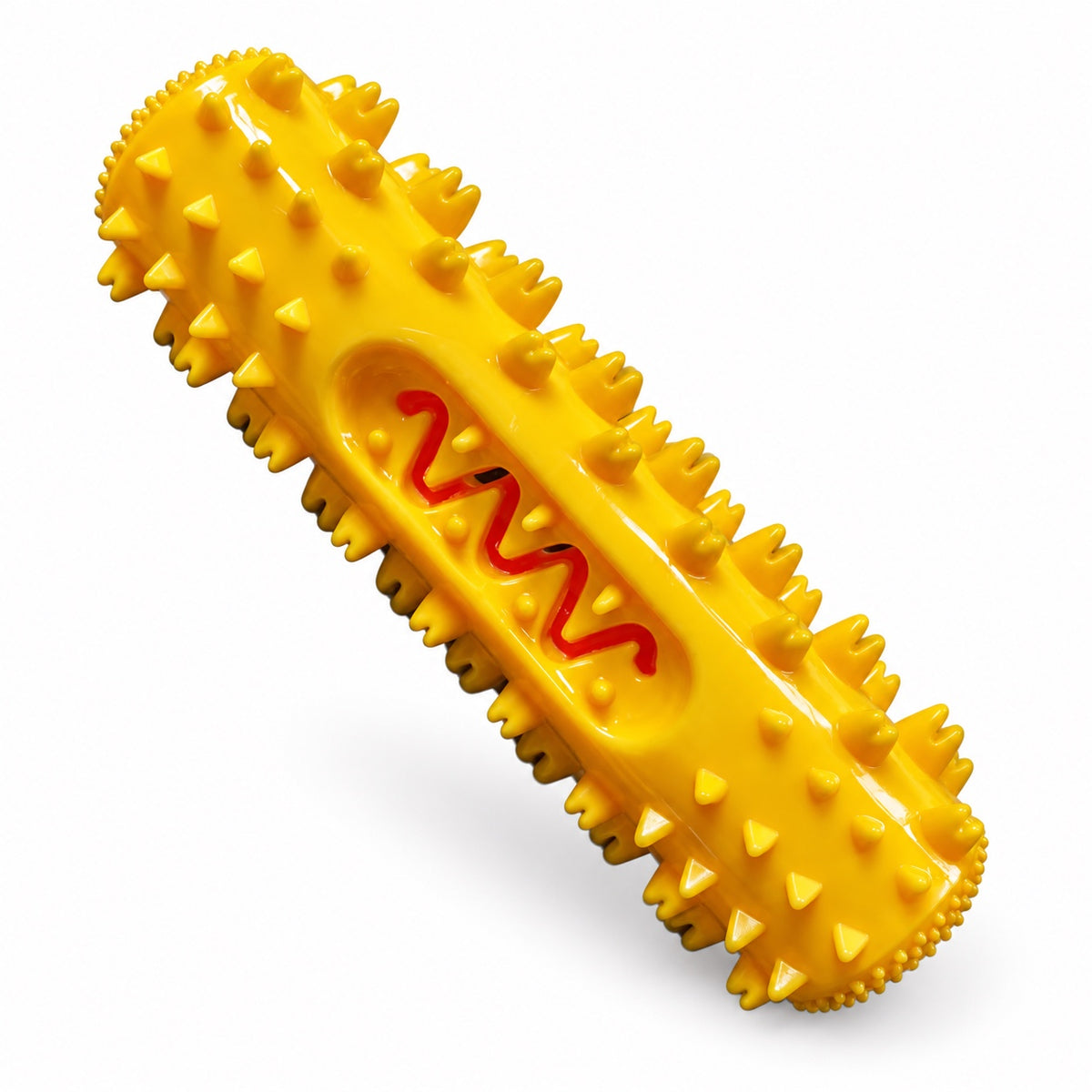 Squeaky Dog Toy, PVC Chew And Fetch Toy In Assorted Shapes, 31 Styles, By GAVPEPY image 3 - bianti-yellow-squeaky-dog-stick.jpg