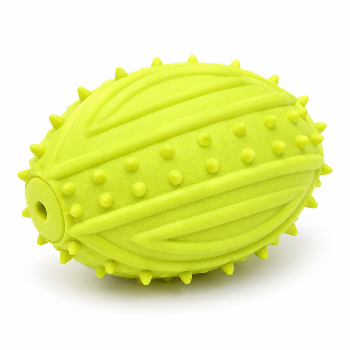 Squeaky Dog Toy, PVC Chew And Fetch Toy In Assorted Shapes, 31 Styles, By GAVPEPY image 2 - bianti-yellow-squeaky-rugby-ball.jpg