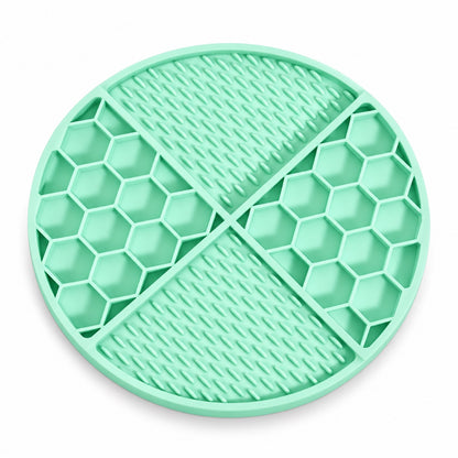 Honeycomb Silicone Pet Lick Mat, 7 Colors, By GAVPEPY image 1 - main.jpg