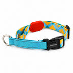 GAVPEPY Polyester Half-Check Dog Collar, Sizes L, M, Sunrise Pattern, Florida Pattern, for neighborhood walks, park visits and daily dog wear; an adjustable neckwear option for supervised walks and everyday outings
