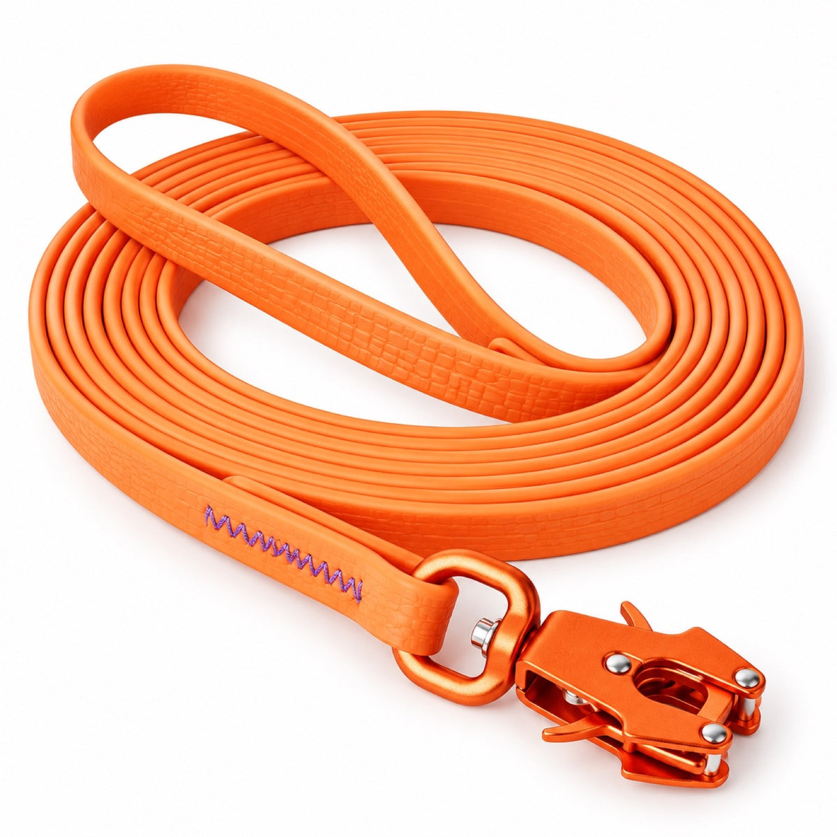 Crocodile-Texture Tactical Dog Leash with Aluminum Clip, 3 Colors, By GAVPEPY image 1 - main.jpg
