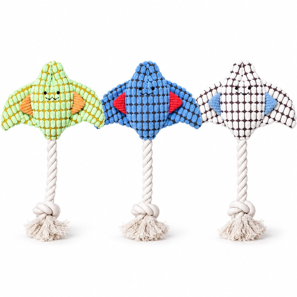 Cotton Rope Interactive Dog Toy, 3 Styles, By GAVPEPY image 1 - main.jpg